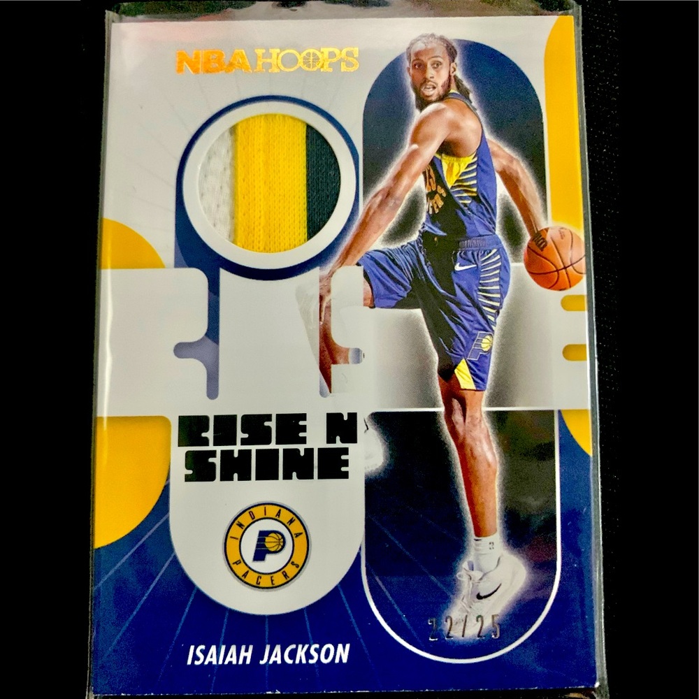 2021-22 Panini NBA HOOPS Isaiah Jackson Patch /25
